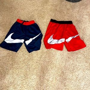Nike swoosh shorts